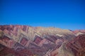 Fourteen colors hill, at humahuaca, north of argentina