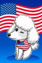 Fourth Independence Day Poodle