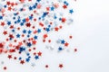 July 4th American Independance Day confetti, Generative AI