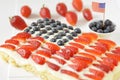 Fourth of July Cake Royalty Free Stock Photo