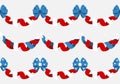 Fourth of July decoration ribbon