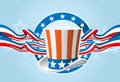 Fourth of july emblem