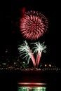 Fourth of July fireworks Royalty Free Stock Photo