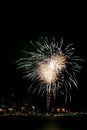 Fourth of July fireworks Royalty Free Stock Photo