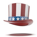 Fourth of July hat Royalty Free Stock Photo