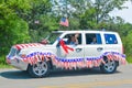 Fourth of July, Independence Day Parade, White Car