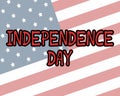 Fourth of july independence day of the usa. Holiday Royalty Free Stock Photo