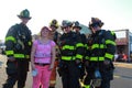 Fourth july parade firemen Royalty Free Stock Photo