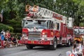 Fire Truck in Fourth of July Parade