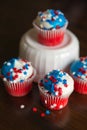 Fourth of July Star Cupcakes