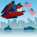 Fourth of July theme Royalty Free Stock Photo