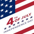 Fourth of July, United Stated independence day poster