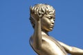 Fourth plinth, Trafalgar Square, London, England Royalty Free Stock Photo