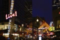 Fourth Street Live! a dining and entertainment destination in downtown Louisville, Kentucky Royalty Free Stock Photo