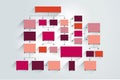 Fowchart, chart, scheme, diagram, template, infographic. Royalty Free Stock Photo