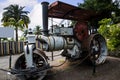 Fowler Steam Roller in Santa Catarina Park Funchal Madeira