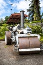 Fowler Steam Roller in Santa Catarina Park Funchal Madeira