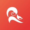 Fox abstract logo