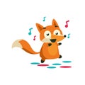 Fox On The Dancefloor Royalty Free Stock Photo