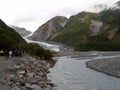 Melting Fox Glacier, New Zealand Royalty Free Stock Photo