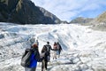 Fox Glacier trekking, New Zealand Royalty Free Stock Photo