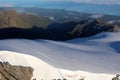 The Fox Glacier in Westland National Park on New Zealand Royalty Free Stock Photo