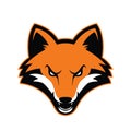 Fox head mascot Royalty Free Stock Photo