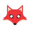 Fox mask vector