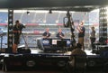 Fox news team prepares for Atlanta Braves game