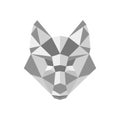 Fox polygonal logo vector design