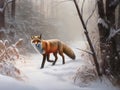 Fox\'s Quest: An Adventure through the Snowy Woods