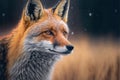 fox in the snow, generative ai Royalty Free Stock Photo