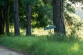 Fox and Squirrel Crossing Sign on Dirt Road Royalty Free Stock Photo