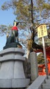 Fox Statue in Fushimi Inari