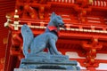 Fox statue in Kyoto