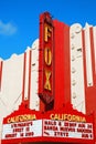 The Fox Theater, in Salinas, California Royalty Free Stock Photo