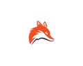 Fox And Wolf Face Vector Sign Logo Royalty Free Stock Photo
