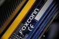 Foxconn Logo On Motherboard Royalty Free Stock Photo