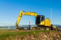 Foxton Beach Warf Yellow Digger