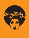 Foxy Lady Retro Illustration