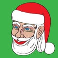 Foxy Santa Claus portrait