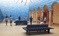 Foyer of Blanton Museum of Art at the entrance to the University of Texas at Austin Royalty Free Stock Photo