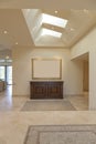 Foyer of home with skylight Royalty Free Stock Photo