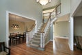 Foyer in luxury home