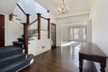 Foyer in traditional home