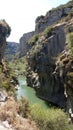 Foz de Lumbier Canyon in Spain Royalty Free Stock Photo