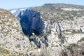 Foz de Lumbier in Navarre Royalty Free Stock Photo