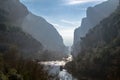 Foz de Lumbier in Navarre Royalty Free Stock Photo