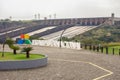 Foz do Iguacu, Brazil: Itaipu hydroelectric power plant signboard