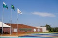 Foz do Iguacu, Brazil: Iguacu National Park sign, natural heritage of humanity